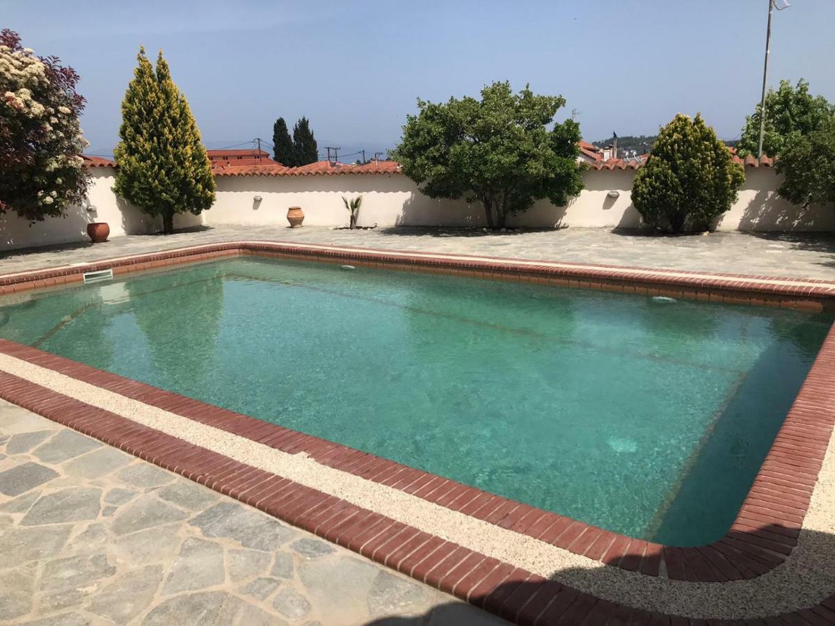 Maisonette With Sea View & Pool Villa Paliouri Buitenkant foto